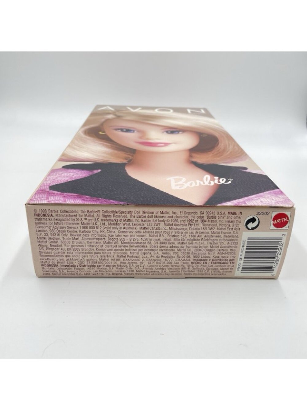 Vintage Avon Representative Barbie Doll Blonde Special Edition 1998 NRFB - Picture 11 of 13